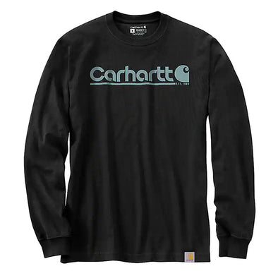 Carhartt RF HW Long Sleeve Logo Graphic Black