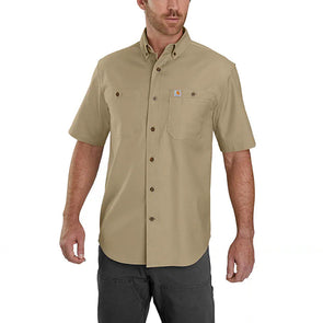 Carhartt RF Midweight Canvas SS Shirt Dark Khaki