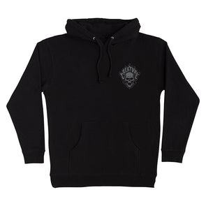 Creature Bonehead Flame Pullover Black