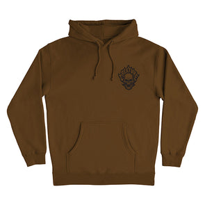 Creature Bonehead Flame Pullover Brown