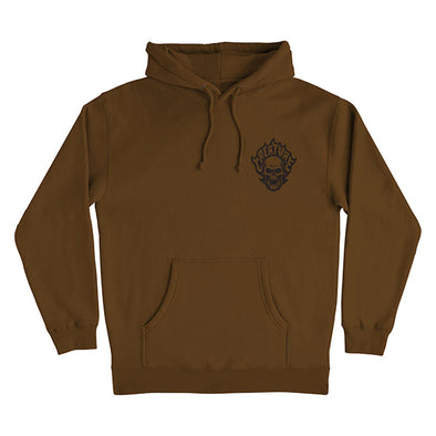 Creature Bonehead Flame Pullover Brown