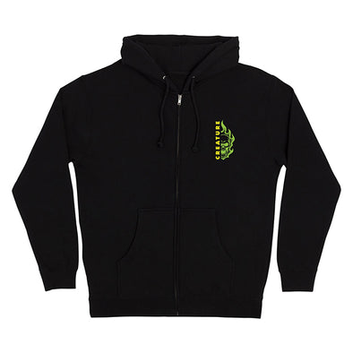 Creature Vortex Zip Hood Black