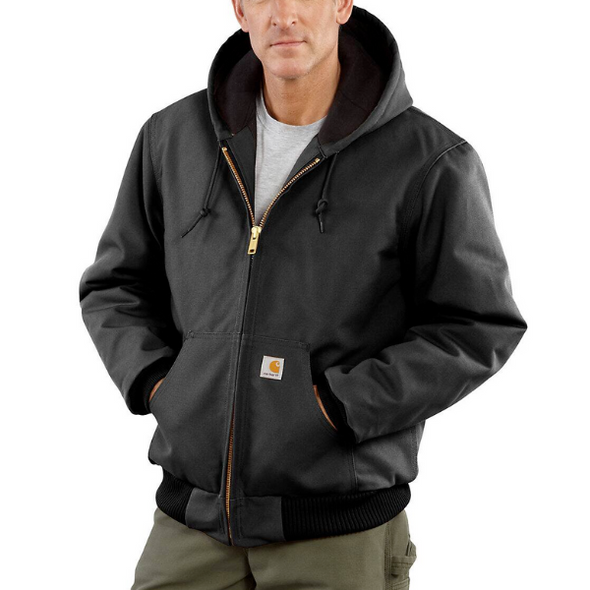 Carhartt Insulated Flannel-Lined Jacket - Black