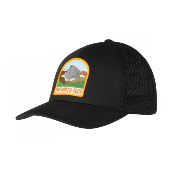 North face patches trucker top hat