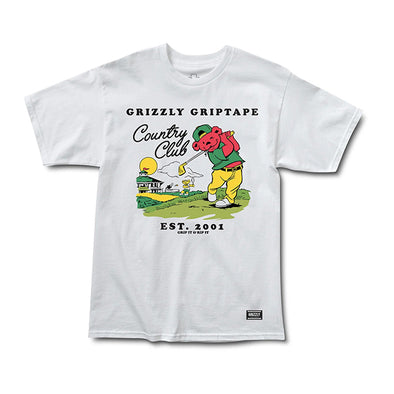 Grizzly Back NNE SS Tee White