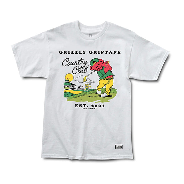 Grizzly Back NNE SS Tee White