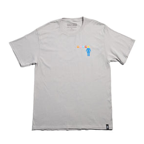 Girl OG Pac-Man Maze Tee Silver