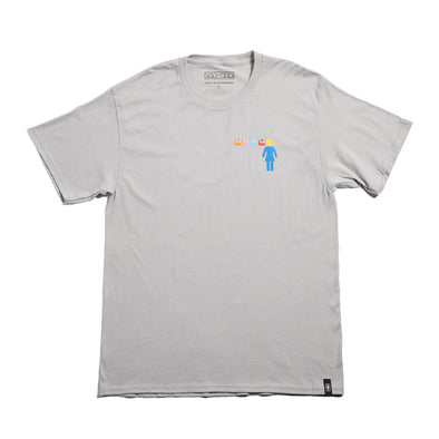 Girl OG Pac-Man Maze Tee Silver