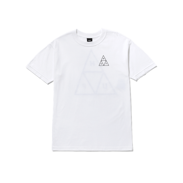 Huf Set Triple Triangle S/S T-Shirt - White