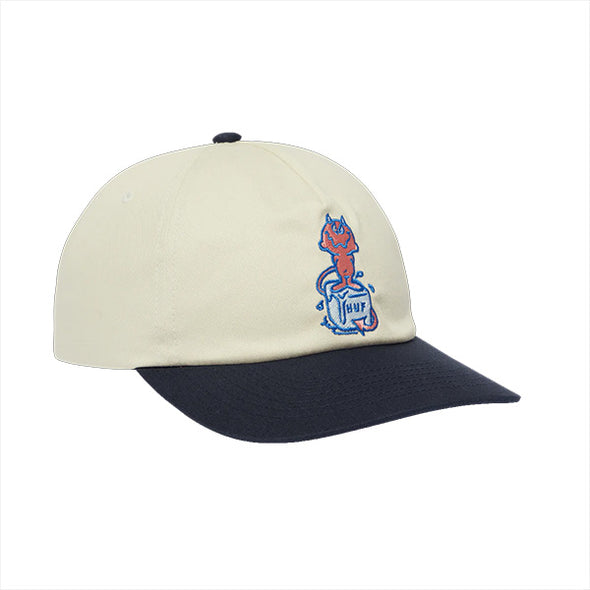 HUF Melt 5 Panel Snapback Natural