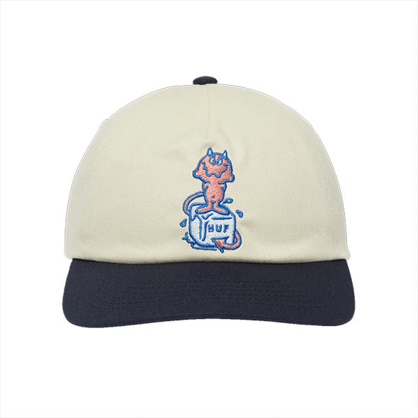 HUF Melt 5 Panel Snapback Natural