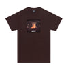 Hockey Crushed Tee Dark Brown