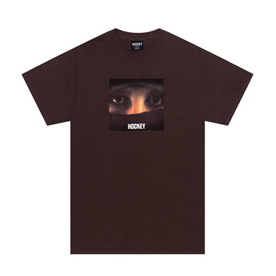 Hockey Crushed Tee Dark Brown