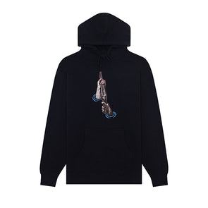 Hockey Shotgun Hoodie Black