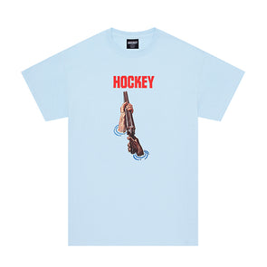 Hockey Shotgun Tee Light Blue