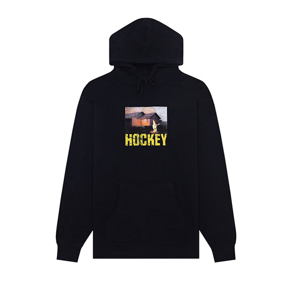 Hockey Windows Up Hoodie Black