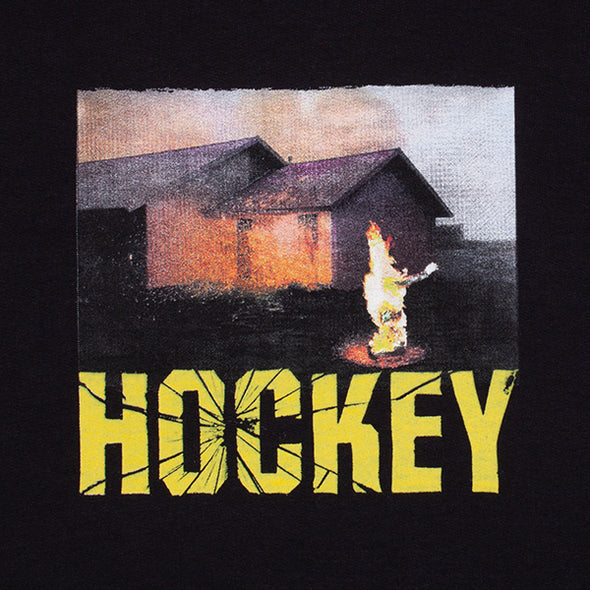 Hockey Windows Up Hoodie Black