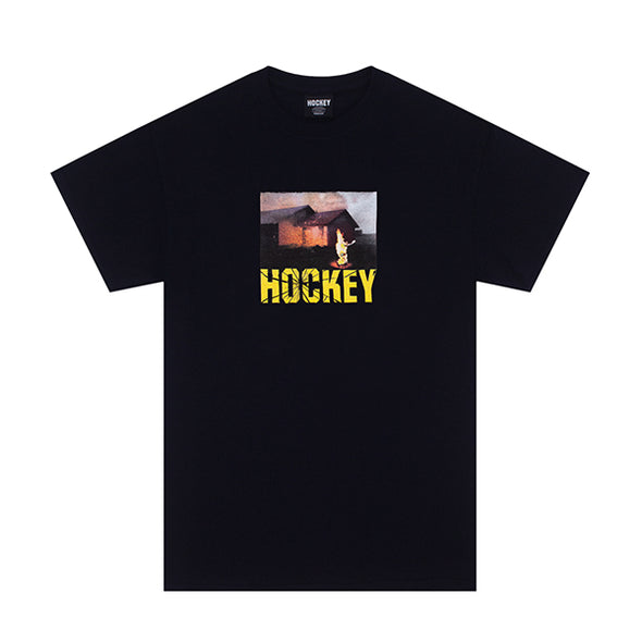 Hockey Windows Up Tee Black