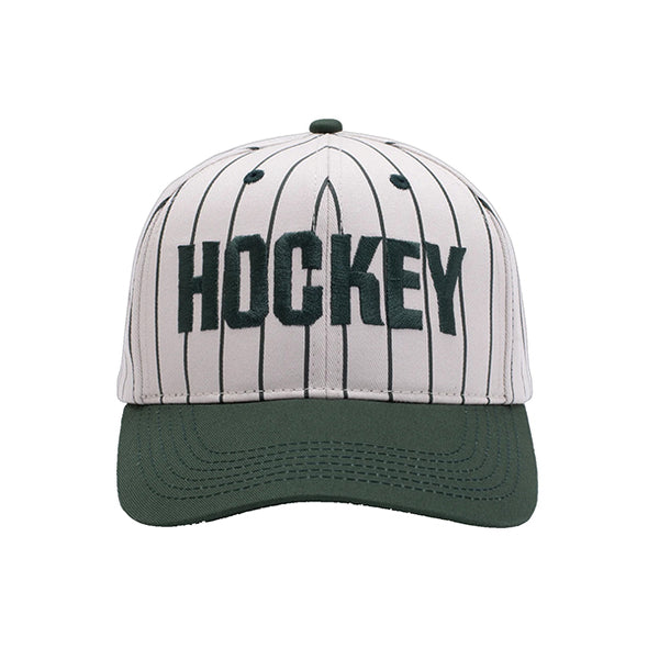 Hockey Pinstriped Hat Cream