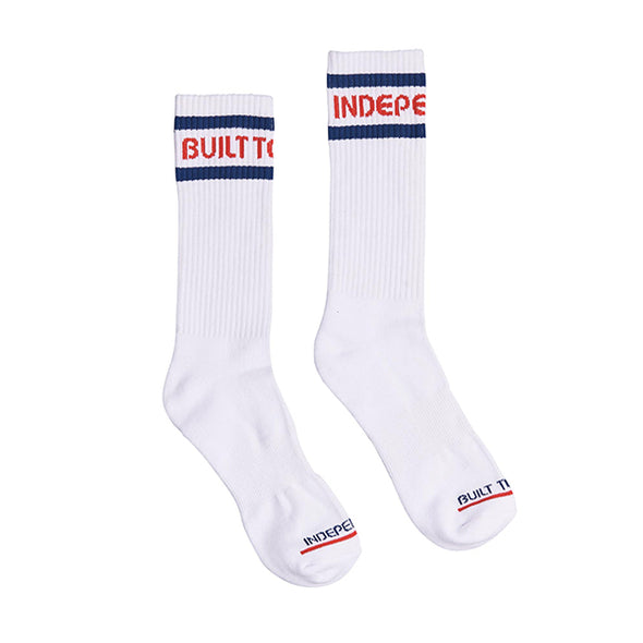 Independent Classic Bauhaus Stripe Socks White