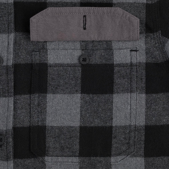 Independent Belmont Long Sleeve Flannel Grey