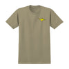 Krooked Bird Lightening Tee Sand/Yellow/Black