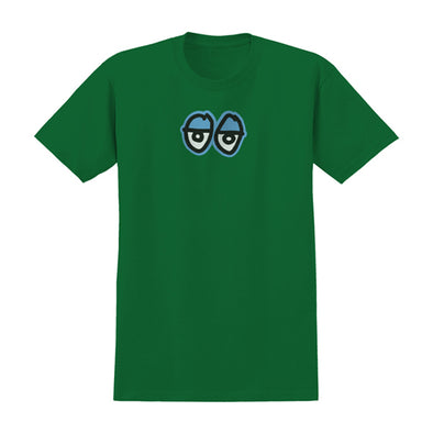 Krooked Eyes LG Tee Kelly Green/Blue/Black/White