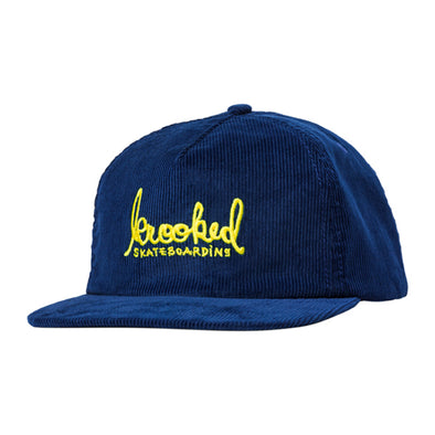 Krooked Skript SnapBack Blue/Yellow