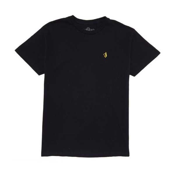 Krooked Shmoo Embroidered T-Shirt - Black/Yellow – Xtreme Boardshop ...