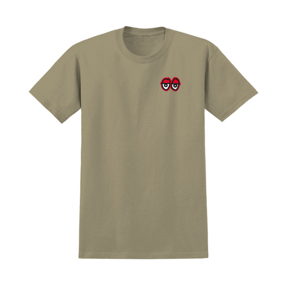 Krooked Strait Eyes T-Shirt - Sand/Red