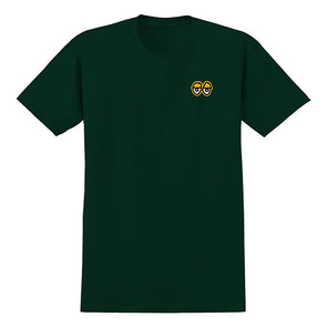 KROOKED STRAIT EYES TEE FOREST GREEN/GOLD