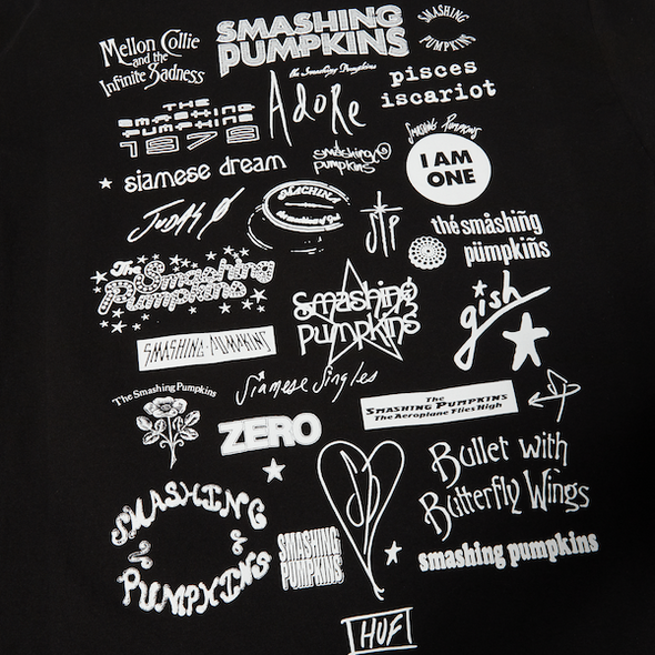 Huf X Smashing Pumpkins Pistichio Medley S/S T-Shirt - Black