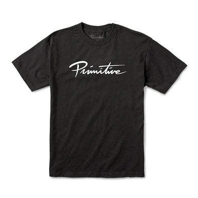 Primitive Nuevo Script Tee Black