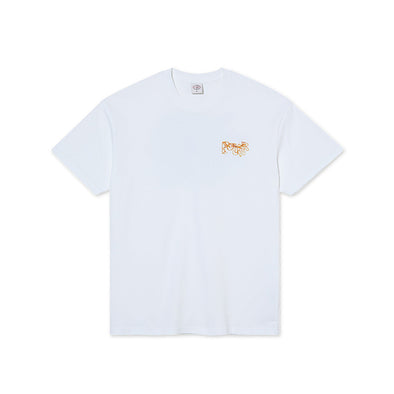 Polar Skate Co Green Spider Tee White