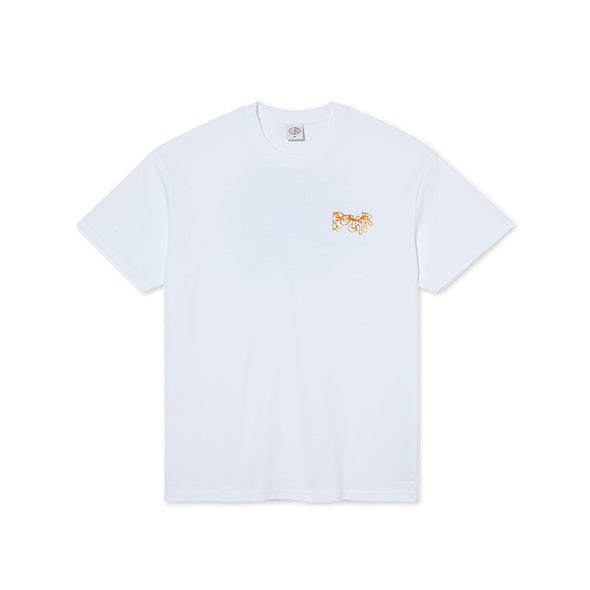 Polar Skate Co Green Spider Tee White