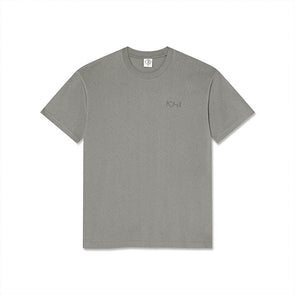 Polar Skate CO. Stroke Logo Contrast Tee Grey