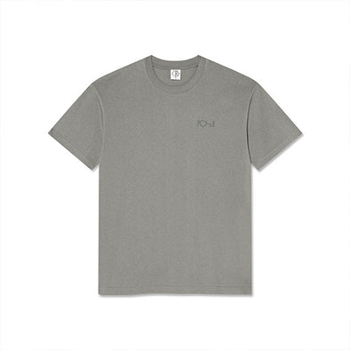 Polar Skate CO. Stroke Logo Contrast Tee Grey