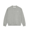 Polar Skate Co Surf Logo Dave crewneck Heather Grey