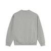 Polar Skate Co Surf Logo Dave crewneck Heather Grey