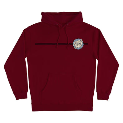 Santa Cruz Scrawl Brick Dot Pullover Maroon