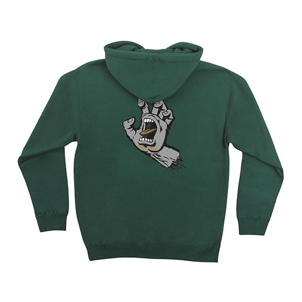 Santa Cruz Screaming Hand Pullover Alpine Green/Grey/Gold