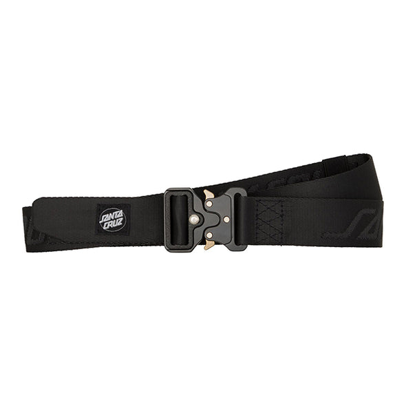 Santa Cruz Shackle Strip Web Belt Black