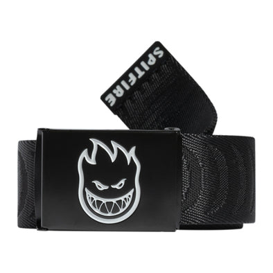 Spitfire Bighead Crescent Jacq Web Belt Black/White