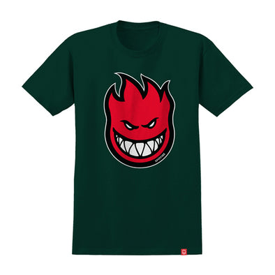 Spitfire Bighead Fill Tee Forest Green/Red/White/Black