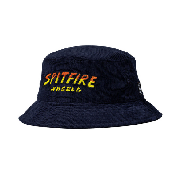 Spitfire Hell Hounds Script Bucket Hat - Navy