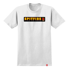 SPITFIRE LTB TEE WHITE/MULTI
