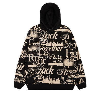 The Hundreds Fight Back Pullover Black