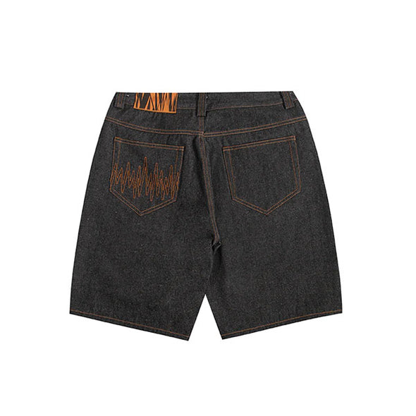 The Hundreds Folsom Denim Shorts Black