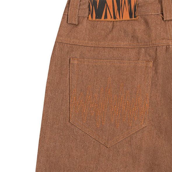 The Hundreds Folsom Denim Shorts Khaki