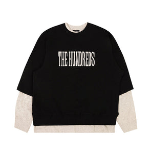 The Hundreds Layer Crewneck Black